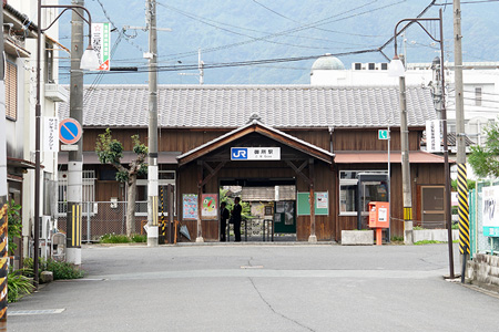 JR御所駅から東川酒店まで1